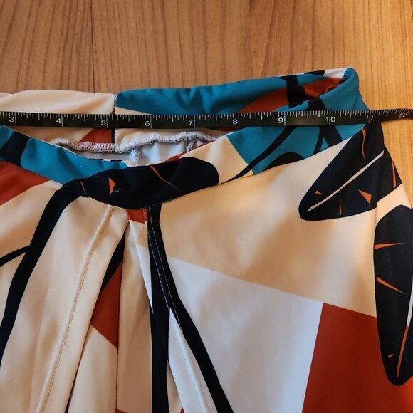 DeMillus Wide Leg Abstract Print Dress Pants || Med || EUC - Picture 6 of 15